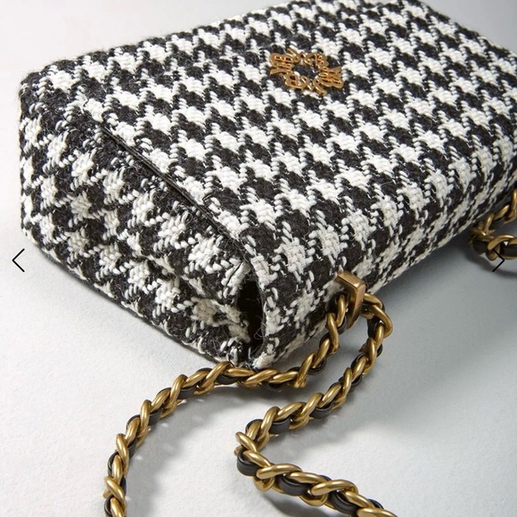 White House Black Market Houndstooth Handbag NWT - Picture 3 of 4